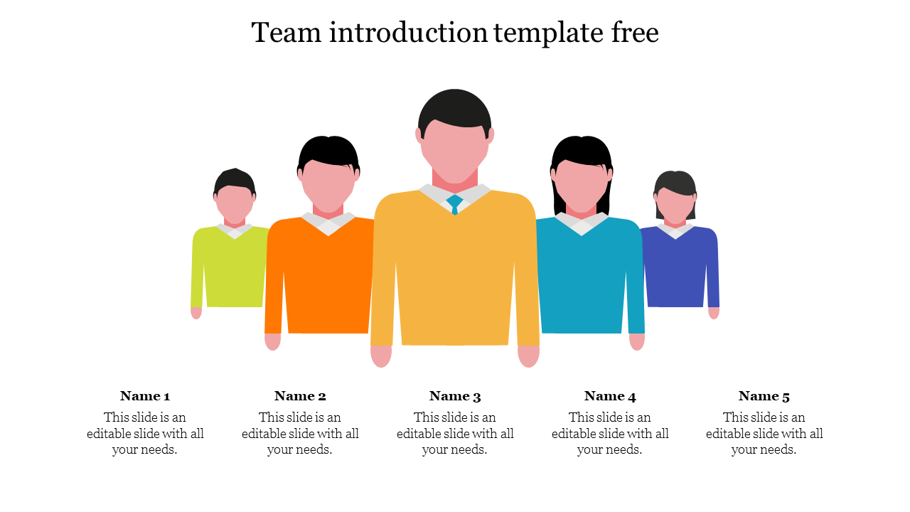 team introduction template free
